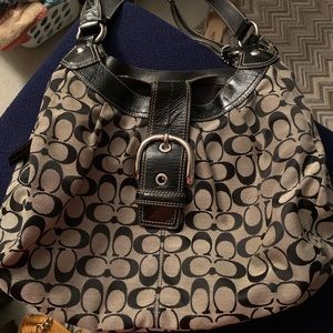 Coach Black Signture Purse